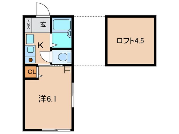 ベルメゾンⅡの物件間取画像